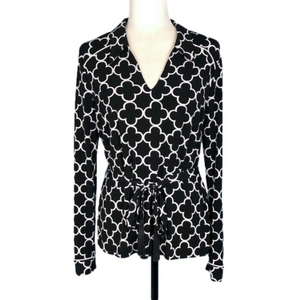 Pink Tartan black logo top